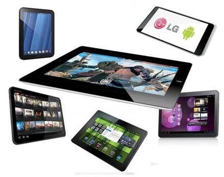 Varios modelos de tablets