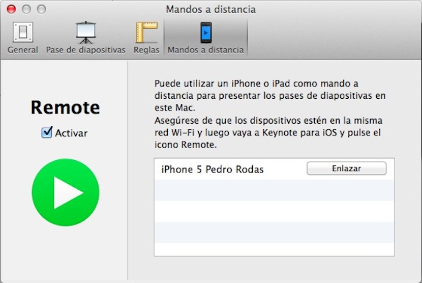 ENLACE IPHONE Configura el Keynote Remote en tu mac y tu dispositivo iOS