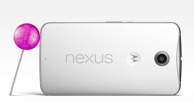 Nexus 6 con Android Lollipop