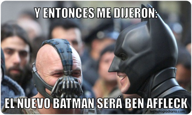 Meme: Batman con Bane riendo