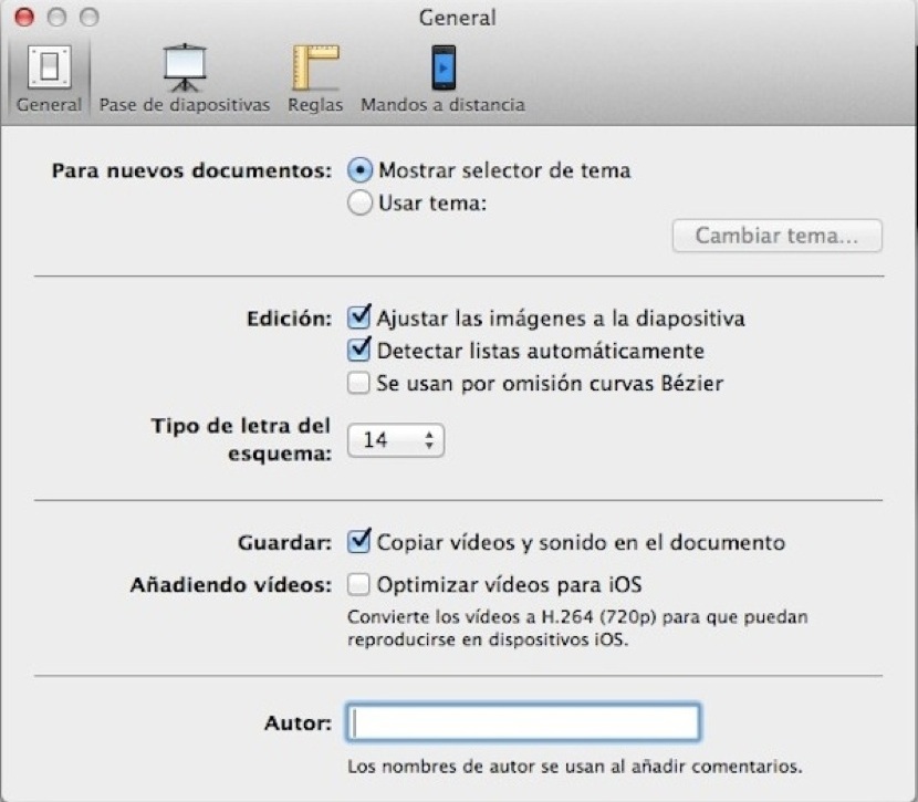 PREFERENCIAS DE KEYNOTE Configura el Keynote Remote en tu mac y tu dispositivo iOS