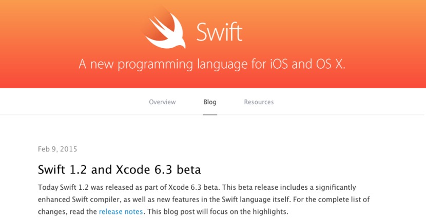 Swift-version-xcode-6.3-beta 1-0